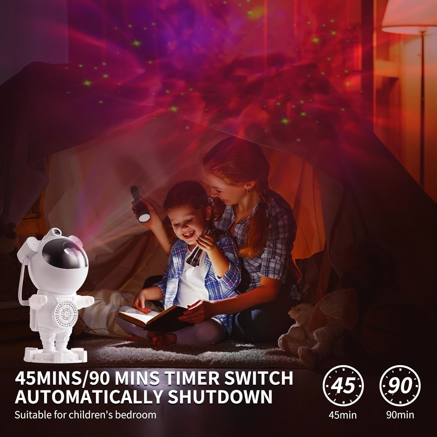 Astronaut Galaxy Projector With Bluetooth Speaker