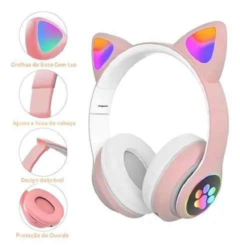 STN-28 Wireless Cat Ear Headset