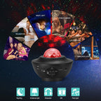Galaxy Projector Star Starry Sky LED Night Light Projector Bluetooth Speaker Bedroom Lamp Universal Mini LED Lights Projector Light