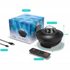 Galaxy Projector Star Starry Sky LED Night Light Projector Bluetooth Speaker Bedroom Lamp Universal Mini LED Lights Projector Light