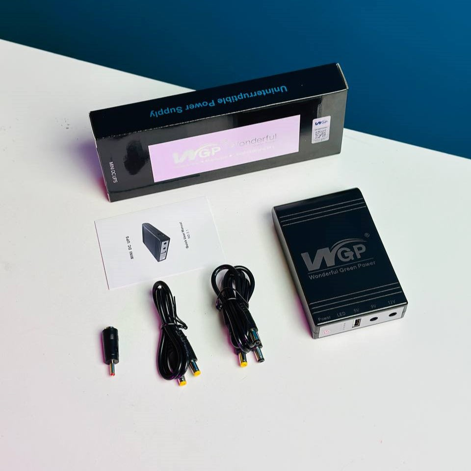 WGP Wonderful Green Power 10400mAh Battery Mini DC UPS (5V-9V-12V)