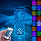 Rose Diamond Table Touch Lamp
