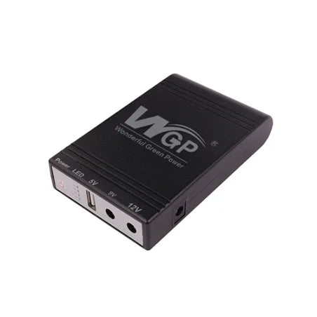 WGP Wonderful Green Power 10400mAh Battery Mini DC UPS (5V-9V-12V)